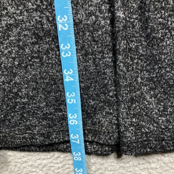 Old Navy LS Knit Swing Dress Womens M Charcoal Heath Long Sleeve Scoop Neck 9233 - Picture 2 of 8